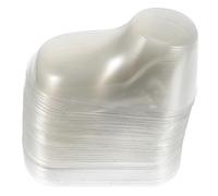 Toyvian Présentoirs à Chaussures Bébé 8 Cm Transparent Pvc Support Pieds Plastique Flexible Pour Tout-petits Présentation Chaussettes 20 Paires 40 Pièces