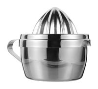 Toyvian Presse-agrumes Manuel en Acier Inoxydable Prise Confortable, Multifonction pour Citron et Orange, Accessoire Pratique pour Supermarché et Centre Commercial