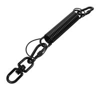 Toyvian Printemps Absorbant Les Chocs de Plein air Pendaison kit de Suspension Chaise hamac Chaise de hamac Fournitures de Suspension de hamac Crochet à Ressort pour hamac Le Fer Noir