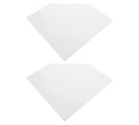 Toyvian Protection Anti-éclaboussures Acrylique avec Motif Pare-éclaboussures Étanche pour Vasque et Lavabo Lot