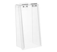 Toyvian Protection Étanche pour Serrure de Porte et Clavier à Code, Couvercle Pluie Rabattable en Plastique Blanc Transparent, Prévention de L'humidité pour Usage Extérieur