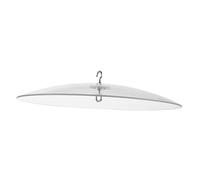 Toyvian Protection Pluie Mangeoire Oiseaux Suspendue Transparent Pare Pluie avec Déflecteur Couvercle pour Nourrisseur Extérieur