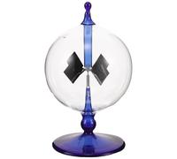 Toyvian Radiomètre Solaire Rotatif : Radiomètre de Crookes - Moulin Lumineux à énergie Solaire avec aubes rotatives - Décoration de Bureau à énergie pour la Maison/Le Bureau, modèle