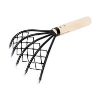 Toyvian Râteau à Filet pour Fruits De Mer à Manche Outil De Râteau pour Creuser Coquilles Grattoir à Boues