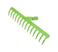 Toyvian Râteau Multifonctionnel Outil pour Creuser Le Sol Râteau De Jardin Ameublir Le Râteau De Sol Un Râteau à Fleurs Jardin Cultivant Green Acier Carbone