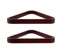 Toyvian Râtelier à Boules de Billard en Bois 2 Pièces, Support pour 9 Boules de 57,2mm, Accessoire pour Table de Billard 9-Ball, Solide et Pratique