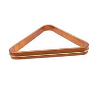 Toyvian Râtelier à Boules de Billard Orange en Bois de Pin Accessoire Léger et Facile à Ranger en Table Cadre Triangulaire pour Table Billard Convertible
