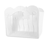 Toyvian Râtelier à Foin Capacité pour Lapin et Petits Animaux Distributeur Fixe Antidébordement pour Cage de Lapin Cochons Chinchillas et Accessoire Pratique et Durable
