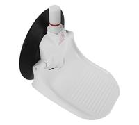 Toyvian Repose-Pied de Pliable avec Ventouse Support Mural pour Rasage Jambes Compatible Carrelage Lisse Non Poreux pour Salle de Bain Camping et Voyage
