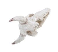 Toyvian Réservoir De Reptiles Crâne De Vache en Lin Cachette De Reptile De Gecko Grimpant Accessoires De Réservoir De Grenouille Décoration De Rocaille De Reptile Accessoires