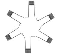 Toyvian Ressort de Torsion en Acier Robuste pour Semoir de Printemps, Lot de 6 Pièces Détachées Universelles pour Jardinière, Compatible Machines Agricoles, pour Plantation de Maïs