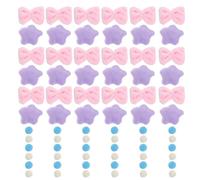 Toyvian Rideau de Porte Kawaii pour Chambre D'garçon et Filles, 9 Rangées 45 Boules en Peluche 3D Violettes, Décoration DIY Murale Ludique, Séparateur de Pièce sans Perçage, Accessoires