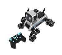 Toyvian Robot Chien Intelligent Télécommandé Programmable Roues Interactif Transformable pour Garçon Fille et Polyvalent Adaptable Favorisant Apprentissage et Jeu Familial
