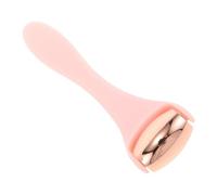 Toyvian Roll-On Yeux en Métal Rose Doré Rouleau de Massage Visage et Cou pour Crème Contour des Yeux Mini Masseur Anti-Poches et Fatigue Oculaire Outil de Soin Facial Multifonction