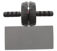 Toyvian Roue Abdominale Silencieuse avec Tapis de Genou Équipement de Musculation Stable pour Hommes et Femmes Entraîneur Musculaire Polyvalent pour Exercices Quotidiens