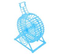 Toyvian Roue de Course Silencieuse pour Hamster avec Support Roue Plastique pour Hamsters Gerbilles et Petits Animaux Conçue pour Prévenir Blessures et Offrir Un Environnement Paisible