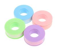 Toyvian Ruban Adhésif en Gel de Silicone Perforé 125 CM pour Extensions de Cils 4 Pièces Multicolores Respirant et Hypoallergénique Adapté aux Peaux Sensibles et Maquillage