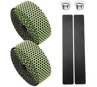 Toyvian Ruban de Guidon Vélo Route EVA Antichoc Bande de Poignée Ergonomique Résistante à Usure Bande de Guidoline Antidérapante pour Vélo de Route Set de Jaune