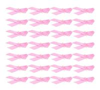 Toyvian Rubans Épingles de Sensibilisation Cancer du Sein, Lot de 100 Pièces, Coloris Rose, Accessoire Décoratif Portable pour Collecte de Fonds et Campagne de Prévention
