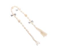 Toyvian Sabell De Chien Sonnette De Porte Entraînement Grille Cloches Animal De Compagnie Toilettage Formation De Chiots Chienchien Sabells pour Chiens Cloche De Chiot Corde De Coton Beige