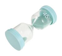 Toyvian Sablier de Sauna Étanche en Verre Vert Clair, Minuterie de 45 Facile à Utiliser, Design Rétro Classique pour Bain et Sauna