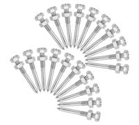 Toyvian Sabots Aérateurs à Pointes Métalliques pour Pelouse Et Jardinage, 20 Piquets 42 Mm, Accessoires Robustes pour Aérer Gazon Et Sols Compactés en Extérieur