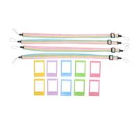 Toyvian Sangle D'appareil Photo Réglable avec Cadre Photo, Polyester Léger | Bandoulière Élégante et Mignonne, Montage Rapide, Port Confortable, pour Photos Instantanées et Compactes