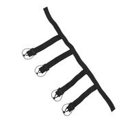 Toyvian Sangles Porte Jarretelles Ajustables pour Hockey Glace Maintien Sécurisé des Chaussettes Clips et Confort Noir