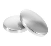 Toyvian Savonnette Barre Portable Argentée 2pcs en Acier Inoxydable pour Mains Éliminant Odeurs Fortes, Désodorisant, Cuisine et Hôtel