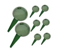 Toyvian Semoir De Jardinage Réglable 5 Niveaux pour Graines Petites Et Grosses, Lot De 8 Outils De Plantation Vert Foncé, Semis Précis pour Potager Et Fleurs, Distributeur, Outil Manuel Ergonomique