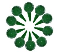 Toyvian Semoir Réglable à 5 Vitesses Portable pour Jardinage, Lot de 10 Pièces en Plastique Solide, Distributeur de Semences Précis et Compact, Outil Pratique pour Jardinière