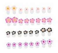 Toyvian Séparateurs d'Orteils Séparation des Orteils Lavables 32 Pièces en Silicone Outil Pose de Vernis pour Pédicure et Soins des Pieds