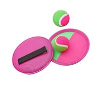 Toyvian Set de Jeu Extérieur Ballon Attrape Lance avec Ventouse Interactif pour Garçon Fille et Adultes de Adhesives et Ballons Souples et Portable pour Activités Parent Garçon Fille