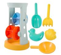 Toyvian Set de Jouets de Plage pour Garçon Fille Seau et Râteau Plastique Sécurisé de Sable pour Jeux Extérieurs pour Plage et Jardin Kit Activités Parent Garçon Fille