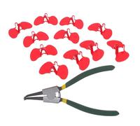Toyvian Set de Lunettes Anti- Rouges pour Poulets avec Pince Installation Réduit Combats Poules Poulets Élevage et Favorise un Environnement Paisible et Améliore Efficacité Agricole