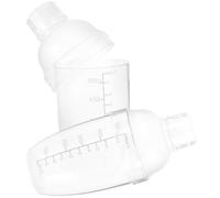 Toyvian Shaker à Cocktails 2pcs en PC 500ml avec Graduations, Mélangeur Élégant pour Boissons, pour Chocolat Chaud et Thé Lait