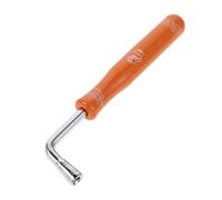 Toyvian Shape Guzheng Tuning Spanner With Wood Handle Square Tip Metal Wrench For Zither And String Instruments Portable Tuning Tool For Accurate Sound Adjustment