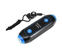 Toyvian Sifflet Électronique Multifonction avec LED Sos et Tonalités Sifflet Manuel pour Entraîneurs Arbitres et Sécurité Plein Air avec Lanière Bleu sans Batterie