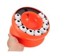 Toyvian Slow Feeder Cat Bowl Interactive Puzzle for Cats Promotes Healthy Eating Habits and Natural Foraging Portion Control Pet Dish Easy to Clean Orange