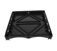 Toyvian Soucoupe Carrée en Plastique Noir pour Bac de Drainage de Jardinière, Base Compacte Compatible Bacs à Plantes et Potagers, pour Balcons et Patios