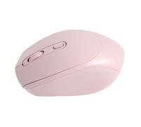 Toyvian Souris sans Fil Rose Connectivité 5.2 et 2.4 Ghz, Souris Ergonomique Compacte Dpi Réglable, Silencieuse pour Bibliothèque et Productivité
