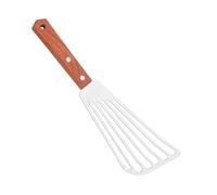 Toyvian Spatule à Poisson Acier Inoxydable Résistante à Haute Température Manche Ergonomique Antidérapant Pelle Fendue Multifonction pour Bbq Poisson Steak et Cuisson Délicate