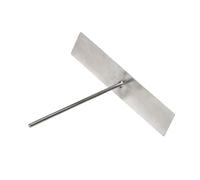 Toyvian Spatule Crêpe en Acier Inoxydable Légère Surface Polie Lisse, Ustensile Pratique pour Cuisson et Pâtisserie à Domicile