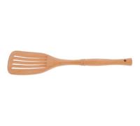 Toyvian Spatule en Bois Antiadhésive Cuisine Manche Rond Antidérapant Résistante à la Chaleur Ustensile Multifonction pour Poêle et Wok Outil Cuisine en Bois Naturel