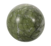 Toyvian Sphère de Cristal en Jade Naturel 4-5 CM - Boule Feng Shui Verte Polie - Ornement de Décoration pour Bureau et Salon - Pierre Énergétique D’Abondance et Réussite - Cristal de