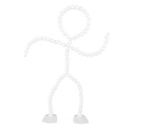 Toyvian Squelette de Poupée Articulé en Plastique pour Jouet Os de Poupée Mobile Articulations Mobiles Plateforme Fine Stable pour Création de Figurines Jouets Garçon et Filles