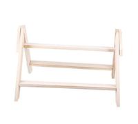 Toyvian Stand de Poulet Oiseau givré Perche étiqueter Barre de perchoir de Poulet Jouets de balançoire de Poulet Les Poules Rester perchoirs de Poulet Perche de Poulet Poulets en Bois