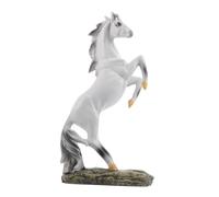 Toyvian Statue Cheval Résine Feng Shui Sculpture Astrologie Chinoise Cheval de Succès pour Bureau et Maison Ornement de Table Polyvalent et Décoratif