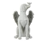 Toyvian Statue Commémorative Ange Chien en Résine Réaliste pour Décoration Jardin et Pierre Tombale Animaux Domestiques Intérieur et Extérieur