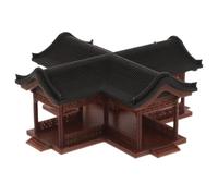 Toyvian Statue Miniature de pagode, Sculpture de pavillon de Jardin de | Jardin zen japonais, décoration asiatique, aquariums, jardin bonsaï, micro-paysage ornemental